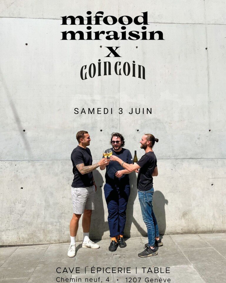 Mi food Mi raisin — typography set in Nuances by Ethan Nakache