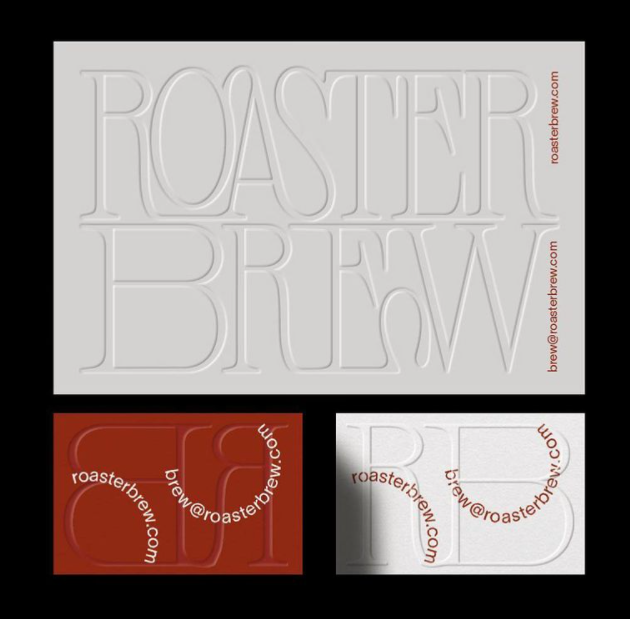 Roaster Brew — typography set in Sprat by Ethan Nakache