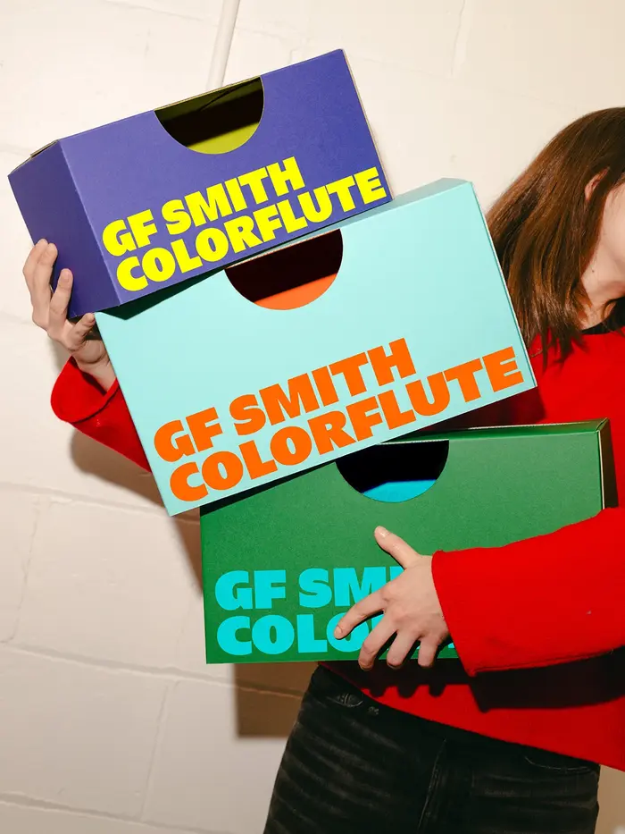 GF Smith — typography set in Homie by Ethan Nakache