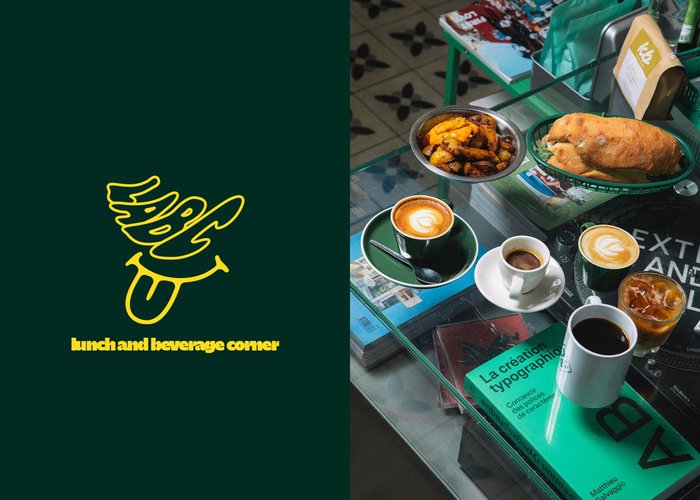LABC Sandwich & Coffee — typography set in Homie by Ethan Nakache