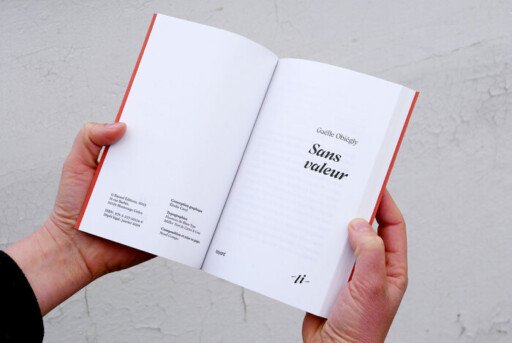 Littérature intérieure — typography set in Nuances by Ethan Nakache
