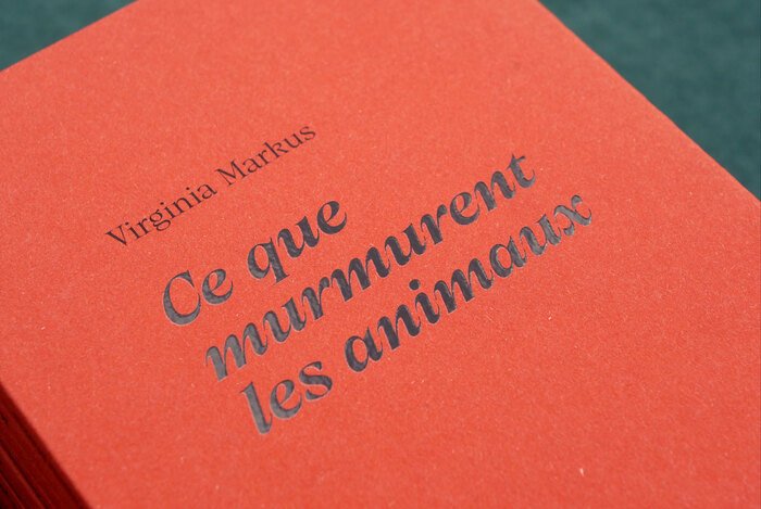 Littérature intérieure book series — typography set in Nuances by Ethan Nakache