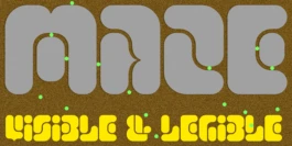Reptil display typeface by Ethan Nakache and Raphael de la Morinerie, specimen 4