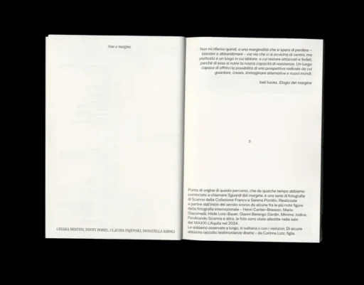Sguardi dal margine — typography set in Goodman by Ethan Nakache