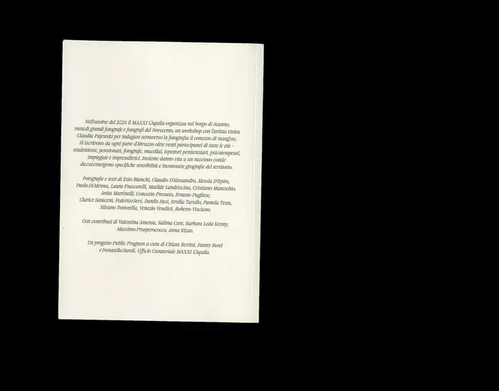 Sguardi dal margine — typography set in Goodman by Ethan Nakache