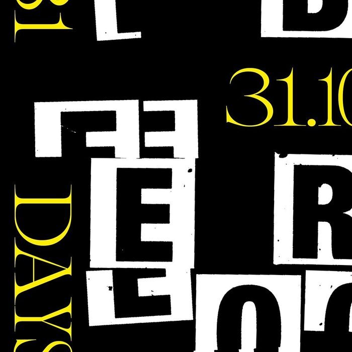 Sober October — typography set in Nuances by Ethan Nakache