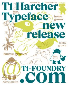 Harcher serif display typeface by Ethan Nakache, specimen 16